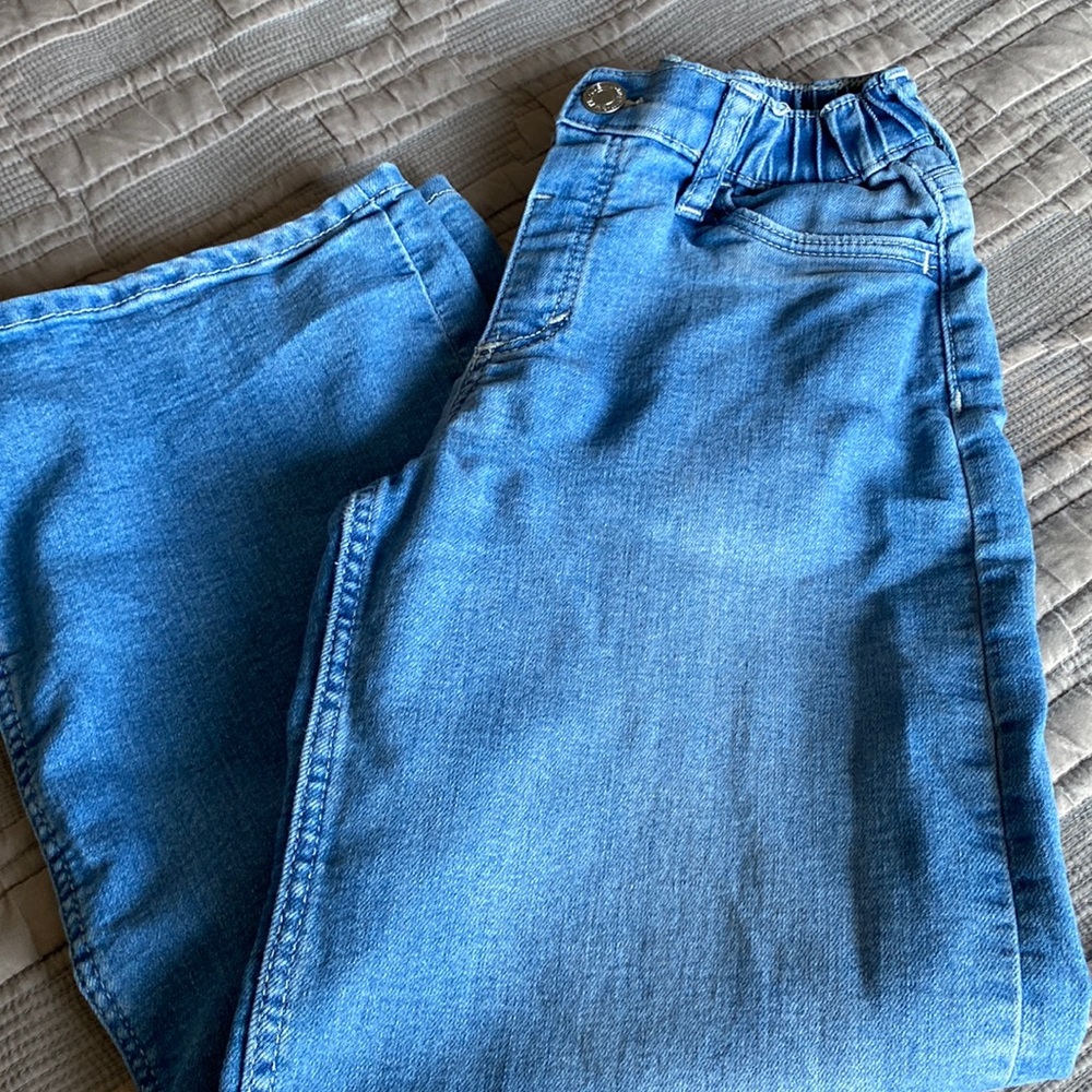 H&M Girls size 8-9 years Wide leg denim